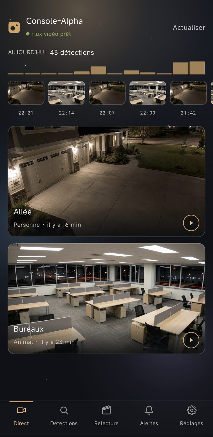Alcora sur Android — Direct